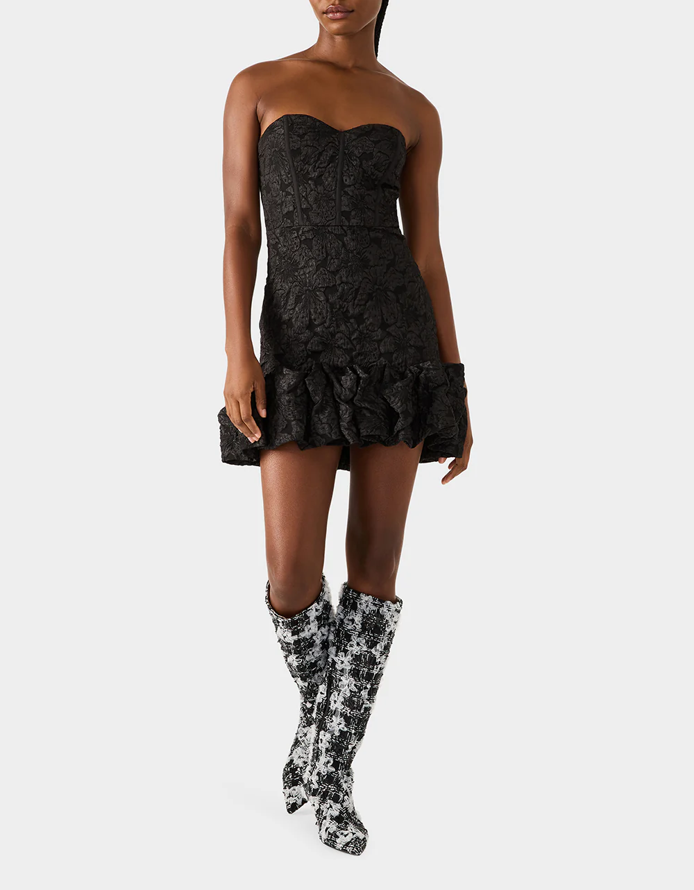 DRESSED TO FRILL DRESS BLACK